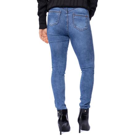 Imagem de Calça Jeans Feminina Eagle Rose Cigarrete Azul