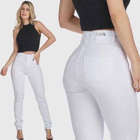Calça branca skinning feminina 2025