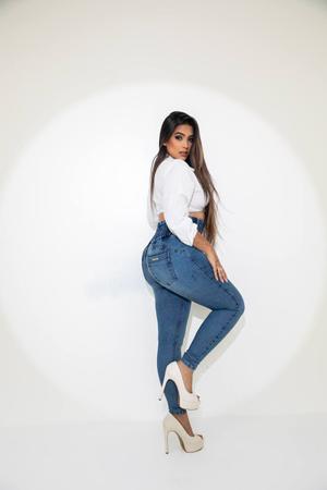 Imagem de Calça Jeans Feminina Modeladora Exuberante Térmica Mamacita