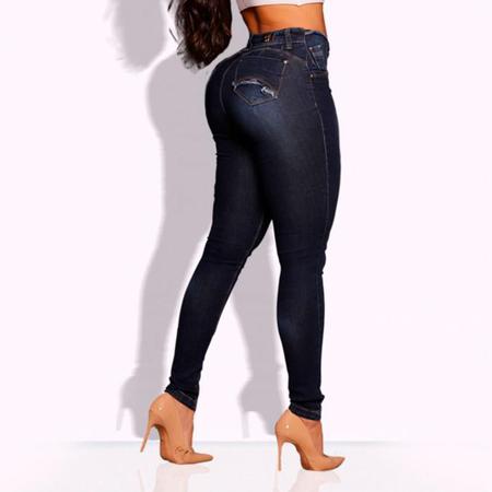 Calça Feminina Jeans Capri Modeladora Cós Detalhes Lateral - CH Jeans -  Calça Jeans Feminina - Magazine Luiza