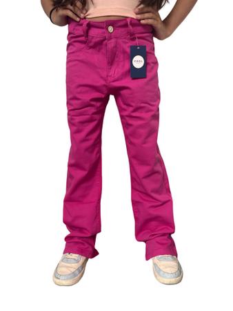 Imagem de calça jeans feminina mom destroyed infantil menina  juvenil tam de 1 a 16 anos