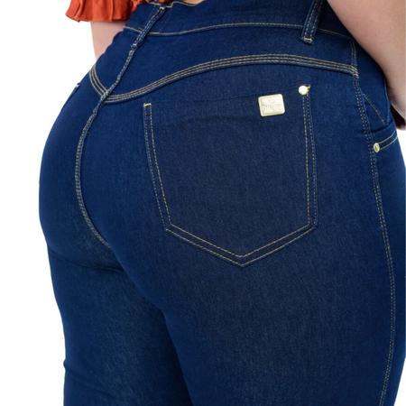 Calça jeans feminina cintura super alta cigarrete com lycra - Moda Feminina  - Morena Bella - Calça Plus Size Feminina - Magazine Luiza