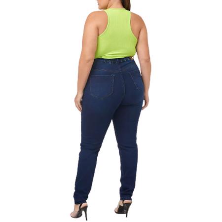 Cal a Jeans Feminina Skinny Com Stretch Plus Size Izzat Jeans