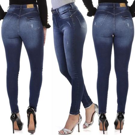 Cal a Jeans Feminina Super Lipo Original Sawary com Cinta