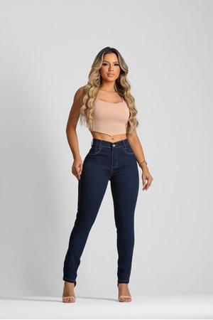 Cal a Jeans Feminina Tradicional Com Elastano Cintura Alta NtD