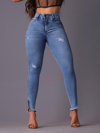 Calça jeans feminina preta - Total Jeans - Calça Jeans Feminina - Magazine  Luiza