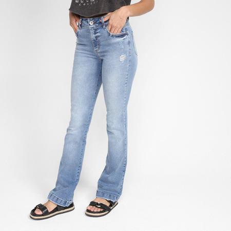Cal a Jeans Flare Colcci Bia Cintura Alta Feminina Cal a