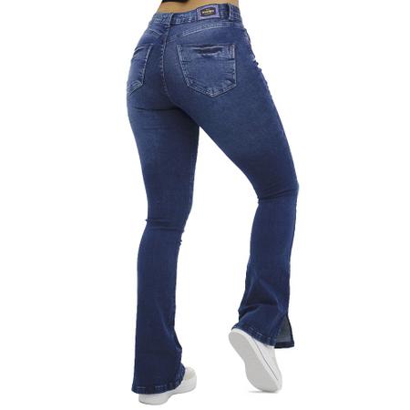 Imagem de Calça Jeans Flare Detalhe na Barra Feminina Biotipo