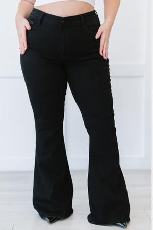 Calça flare best sale bras