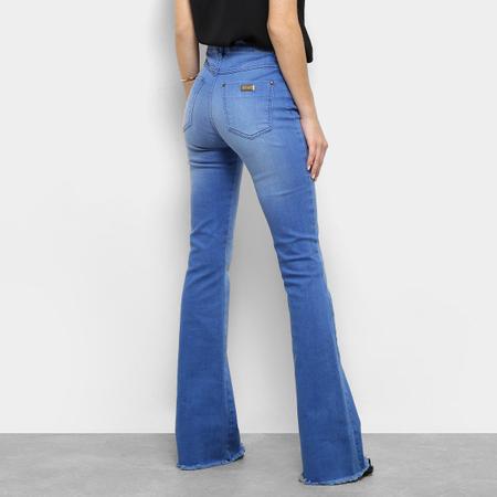 Cal a Jeans Forum Flare Cintura Alta Feminina Cal a Jeans