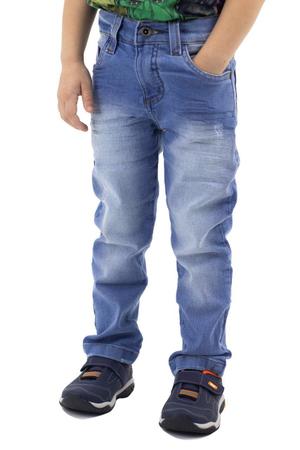 Calça Jeans Básica Juvenil Menino - Marshoes