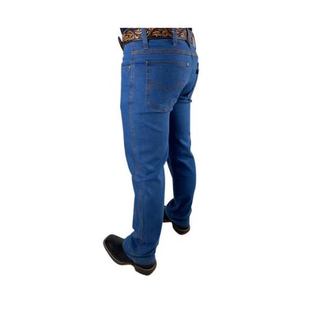 Calça Jeans Masculina Tradicional 100% Algodão Azul Escuro Os Vaqueiros  32430 - Rodeo West