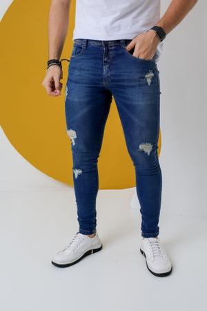 Calça jeans masculina sarja 2025