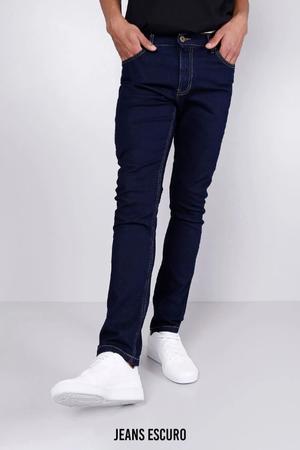 Calças jeans escuras masculinas 2025