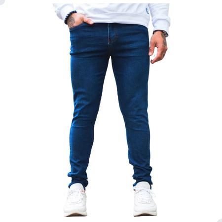 Calça Jeans Masculina Skinny Dia Dia Luxo Premium Azul - La MoDa