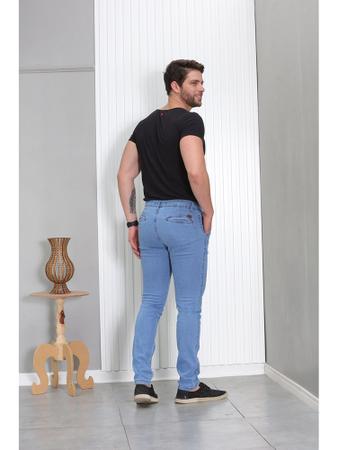 Calça jeans masculina com bolso best sale faca