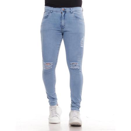 Calça Jeans Masculino Skinny Elastano Moda e Roupa Casual