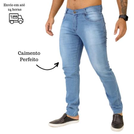 Calça jeans masculina impecavel hot sale