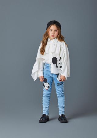 Macacão de ponto infantil, jeans Kawaii Girl, moda casual, calção de verão,  desenho animado, roupas de praia Disney, calça, presente de aniversário -  AliExpress