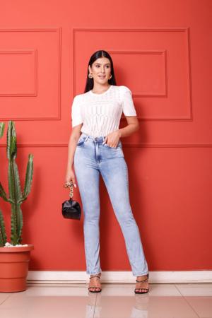 Cal a jeans modeladora feminino cor clara n 36 Determine denim