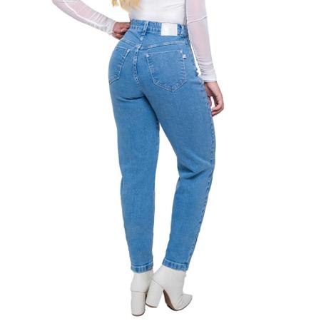 Calça Mom Feminina Jeans Customizado letras - Panda Gold - Calça Jeans  Feminina - Magazine Luiza