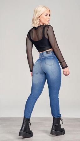 Calça Jeans ,Modelo Cos alto botão - Ouzzare - Calça Feminina - Magazine  Luiza