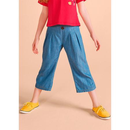 Calça pantacourt hot sale jeans infantil