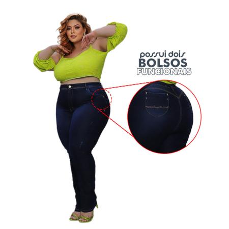 Calça cos alto para hot sale gordas