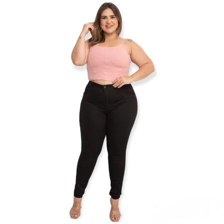 Calça jeans plus size sales credencial