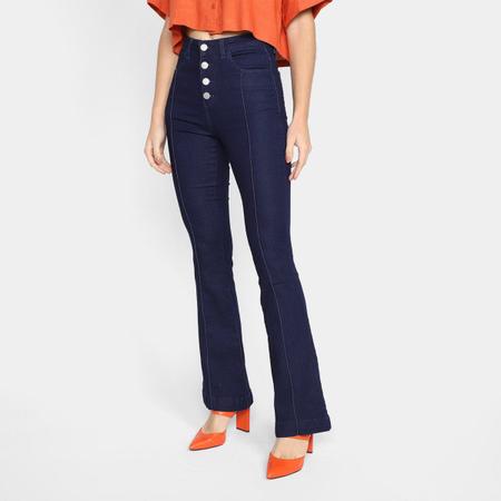 Cal a Jeans Sawary Flare Bot es Elastano Feminina Cal a Feminina
