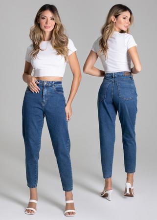 Calça Jeans Sawary Plus Size Mom - Você encontra na J.Flor
