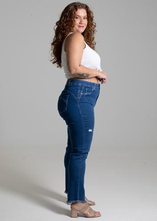 Calça jeans hot sale sawary plus size