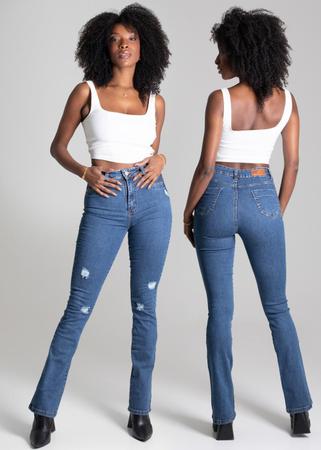 Calça jeans best sale sawary super lipo
