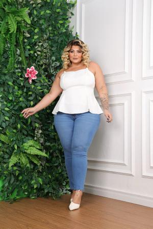 Calça skinny 2025 plus size