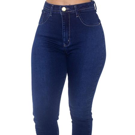 Calça Jeans Skinny Feminina Básica Preto PROMOÇÃO - MAGAZINE