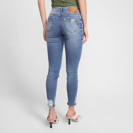 Cal a Jeans Skinny Colcci F tima Desfiada Feminina Cal a Jeans