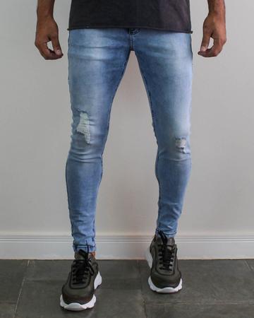 Calça jeans sales skinny masculina