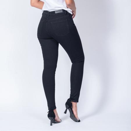 Imagem de Calça Jeans Skinny Preta Cintura Média Yck's