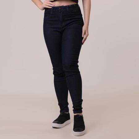 Cal a Jeans Skinny Strass Preto Biotipo Cal a Jeans Feminina