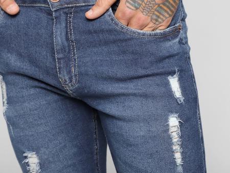 Imagem de Calça Jeans Vista Magalu Reta Puídos
