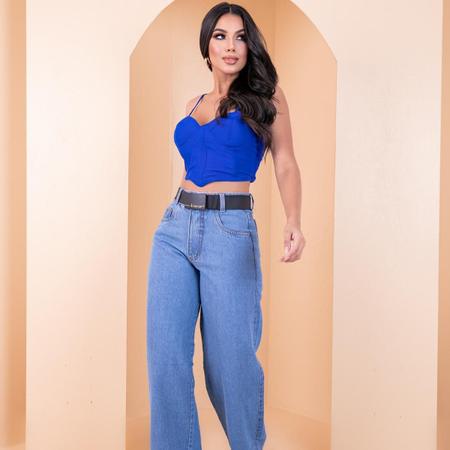 Calça jeans hotsell com cinto preto