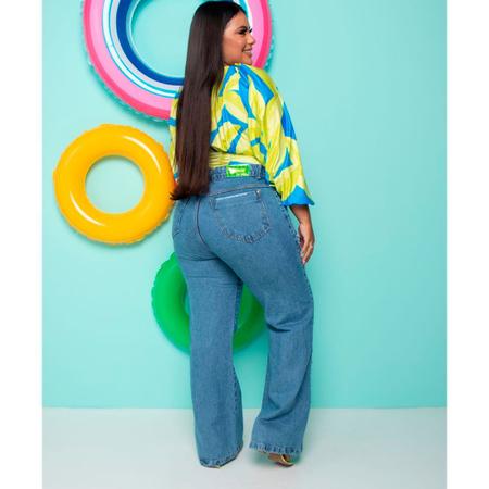 Calça jeans wide Leg Premium cintura alta plus Size Destroyed - Mundi -  Outros Moda e Acessórios - Magazine Luiza