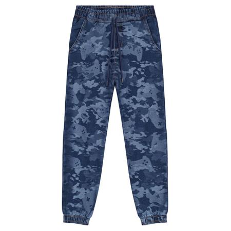 Imagem de Calça Jogger Jeans Comfort Menino Azul Brandili