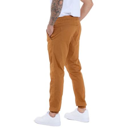 Calça Jogger Jeans Sarja Masculina Com Punho Cós Elástico - Daze Modas -  Calças Masculina - Magazine Luiza