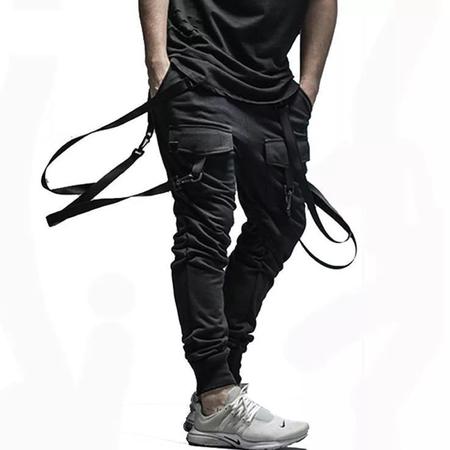 Cal a Jogger Masculina Suspensorio Moletom V21 VCSTILO Cal as