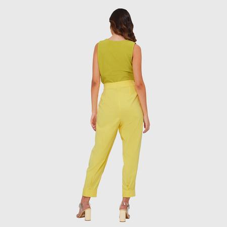 Calça jogger feminina amarela sales