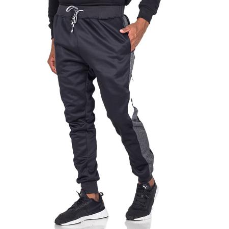 Calça jogger com listra lateral best sale masculina