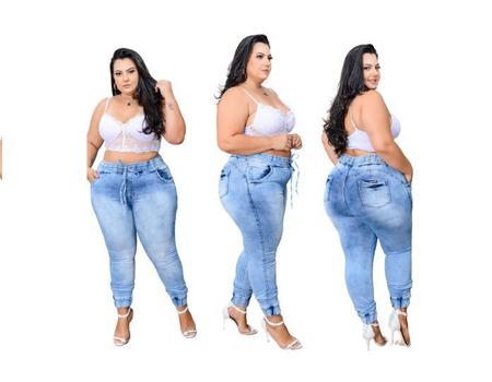 Imagem de Calça Jogger Plus Size Premium Jeans com Elastano Grandes