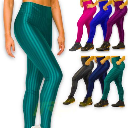 Calça Legging 3D Poliamida Cos Alto – Loja Danna Shop