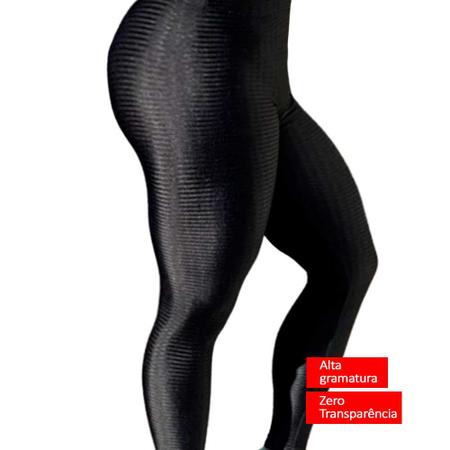 CALÇA LEGGING TECIDO 4D DISFARÇA CELULITE - ZERO TRANSPARÊNCIA